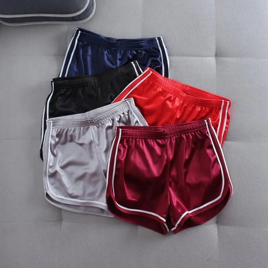 Womens Girls Satin Sports Shorts Running Gym Fitness Cheerleader Short Pants Summer Casual Regulr Fit Workout Beach Pants