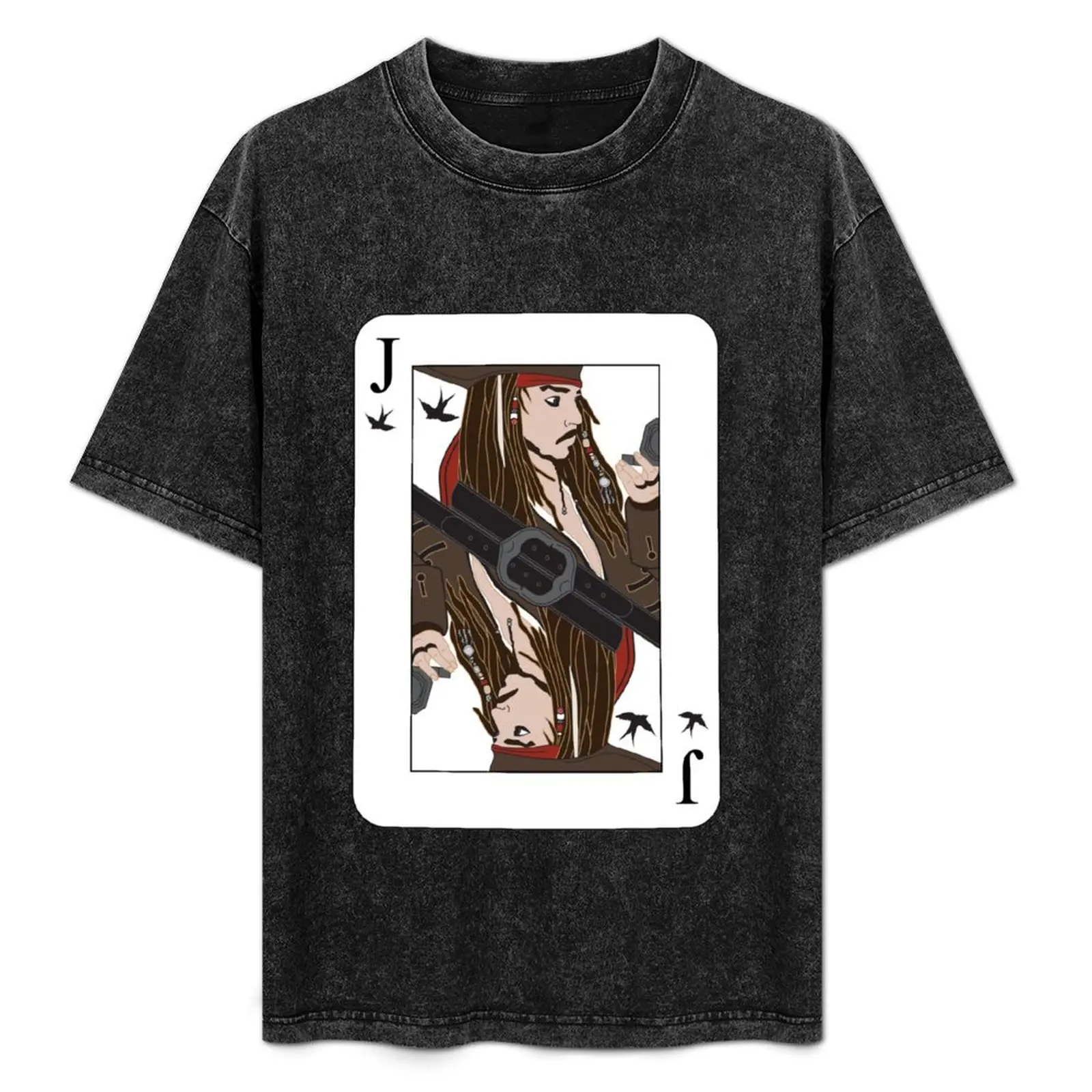 Футболка "Джек Воробей", аниме стиль