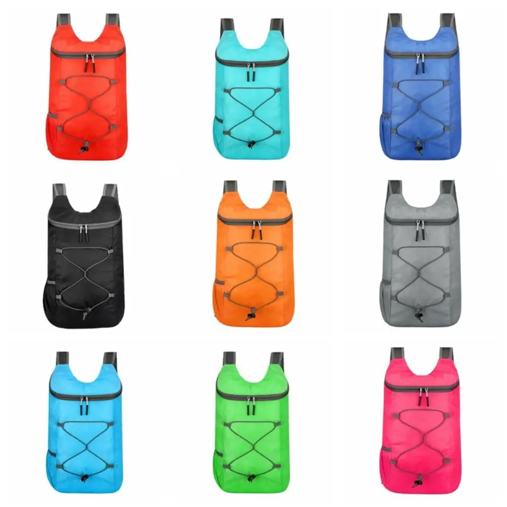 Mochila plegable informal de gran capacidad con cremallera para exteriores, bolsa de montaña, bolsa de hombro, Mochila deportiva, bolsa de escalada y senderismo