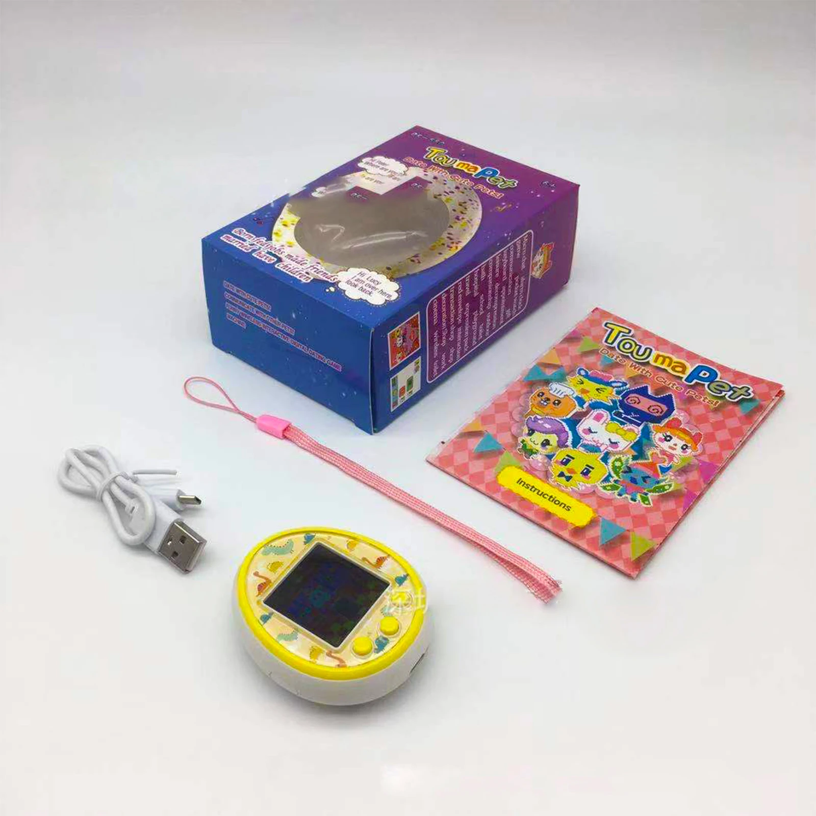 Tamagotchis Funny Kids Electronic Pets Toys Nostalgic Pet In One Virtual Cyber Pet Interactive Toy Digital Screen DH E-pet 300MA