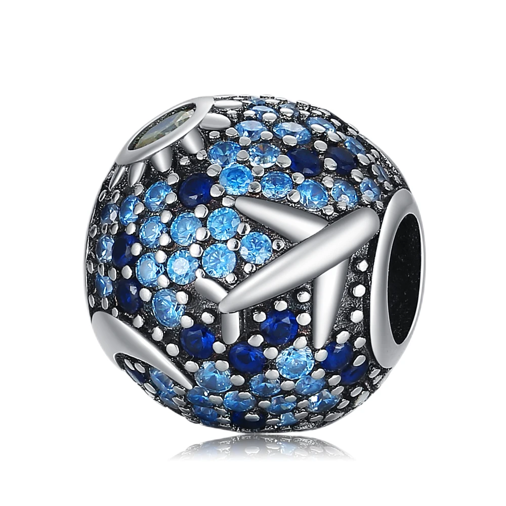 

Danturn 925 Sterling Silver Original Beads Travel airplane Dangle Charm fit Snake Chain Bracelet Fashion Women Jewelry Making