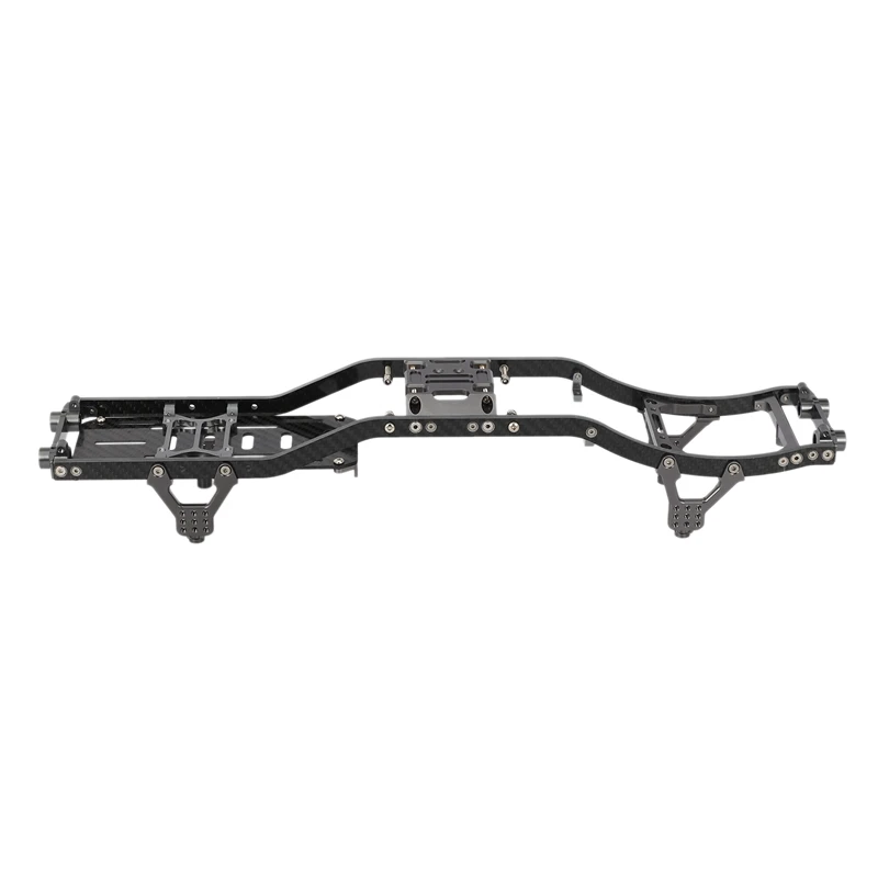 SCX10 Frameligger Koolstofvezel Chassis Frame Rails Voor 1/10 Axiale SCX10 RC Crawler Truck Off-Road Auto