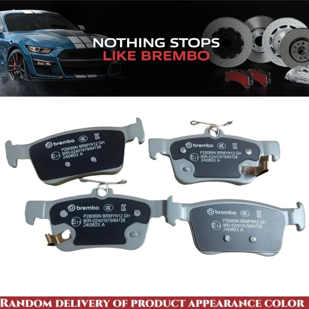 Brembo P28089N Premium Ceramic Rear Disc Brake Pad Set ACURA (GAC)/CHANGAN/HAVAL/HONDA/WEY/OE# 43022TBAA02