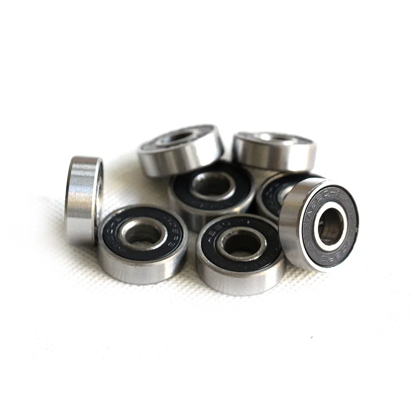 100pcs per pack ABEC-11 Speed  608 Sliver Bearing for skateboard or roller skate Oil Environmental protection bearing