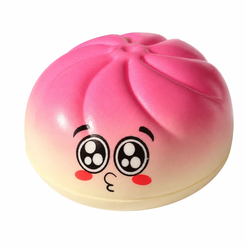 Slow Rebound Simulation Dumpling Squeeze Toy Cartoon Soft Mochi Squish Foam Toy Anti-stress Stress Squeeze Toy Stress Relief