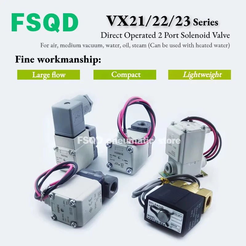 

VX210EA VX212AA VX213BA VX214CA VX240DA VX242FA VX243 VX244 HA JA KA LA MA NA A B C D E F H J AXB Solenoid Valve VX21/22/23 VX