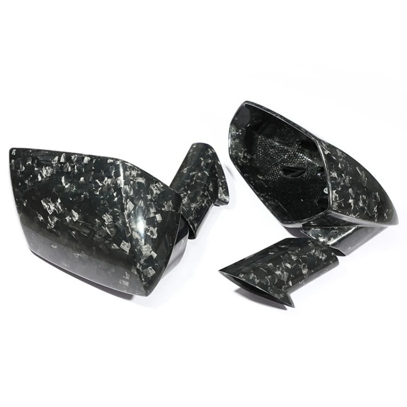 Suitable for car modification dry carbon fiber rearview mirror housing mirror cover