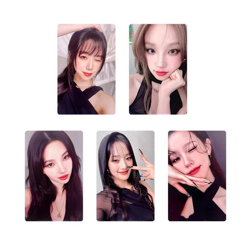 5pcs/set KPOP (G)I-DLE 2nd Regular Album [2] Regular Edition Special Card LOMO Card GIDLE MINNIE SHUHUA YUQI Postcard Photo Card