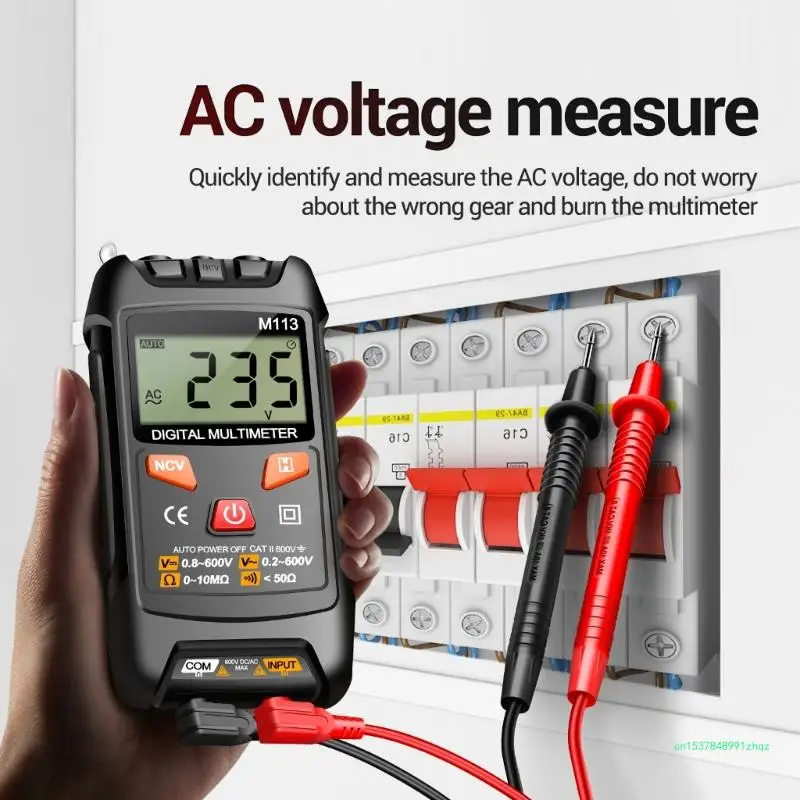 Stylo numérique multifonctionnel M113, détection tension domestique, mesures résistance