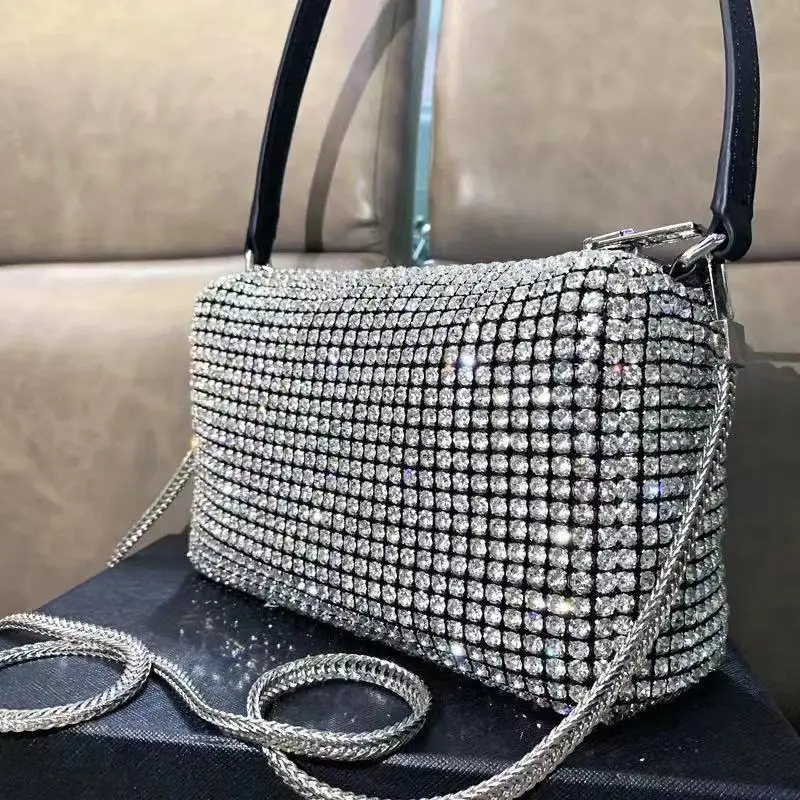 New Rhinestone Handbag for Women Bag Diamonds Shoulder Bag Purse Ladies Female Crossbody Bag shining diamond bag