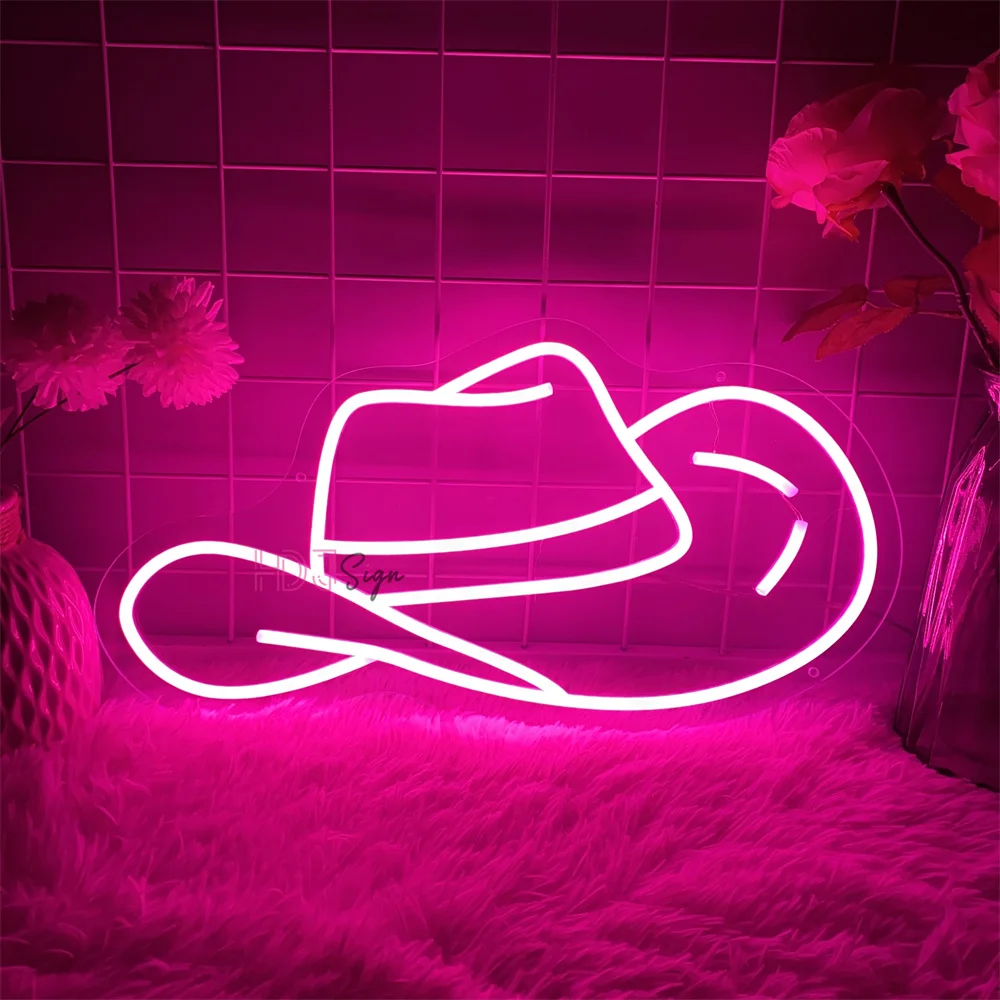 

Hat Neon Led Sign Wall Hanging Birthday Bedroom Decoration Neon Light Sign USB Girls Room Clouth Shop Wall Decor Neon Lights