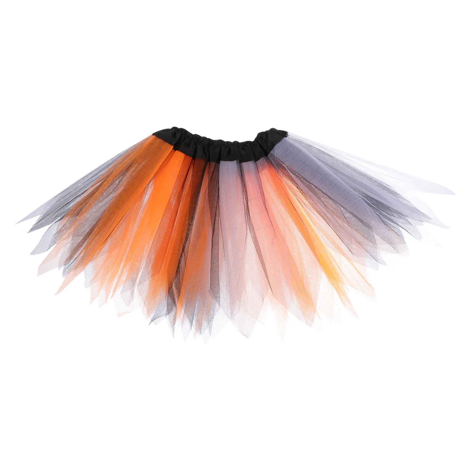 1 قطعة قوس قزح توتو للأطفال قسط تول الرقص تنورة حفلة عيد ميلاد زي هالوين مرحلة الأداء Pettiskirt فتاة فقاعة #4