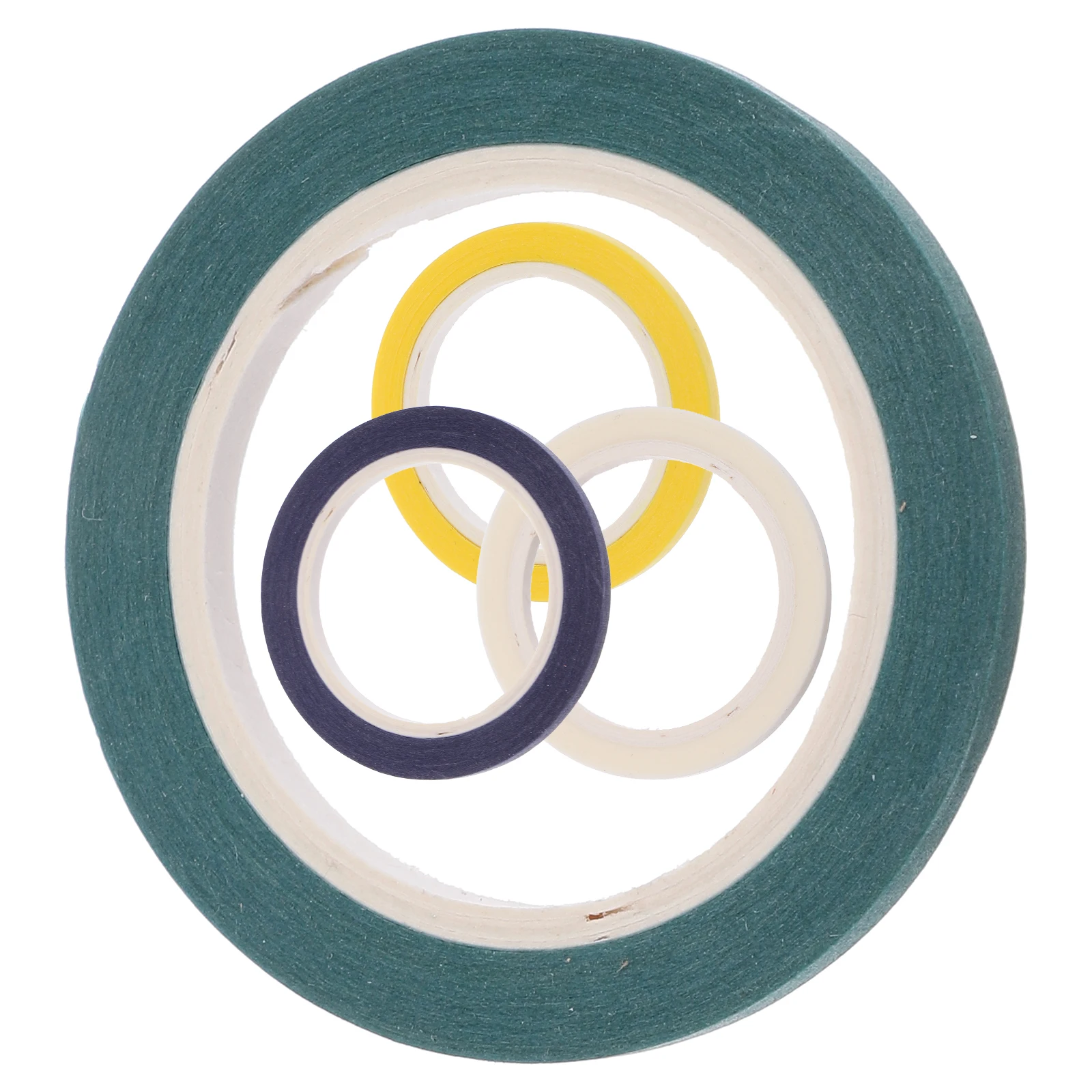 

4 Rolls Fine Pinstripe Tape Whiteboard Classroom Office Home Use Self adhesive Paper Tapes Scrapbook Labels Colorful Rainbow DIY