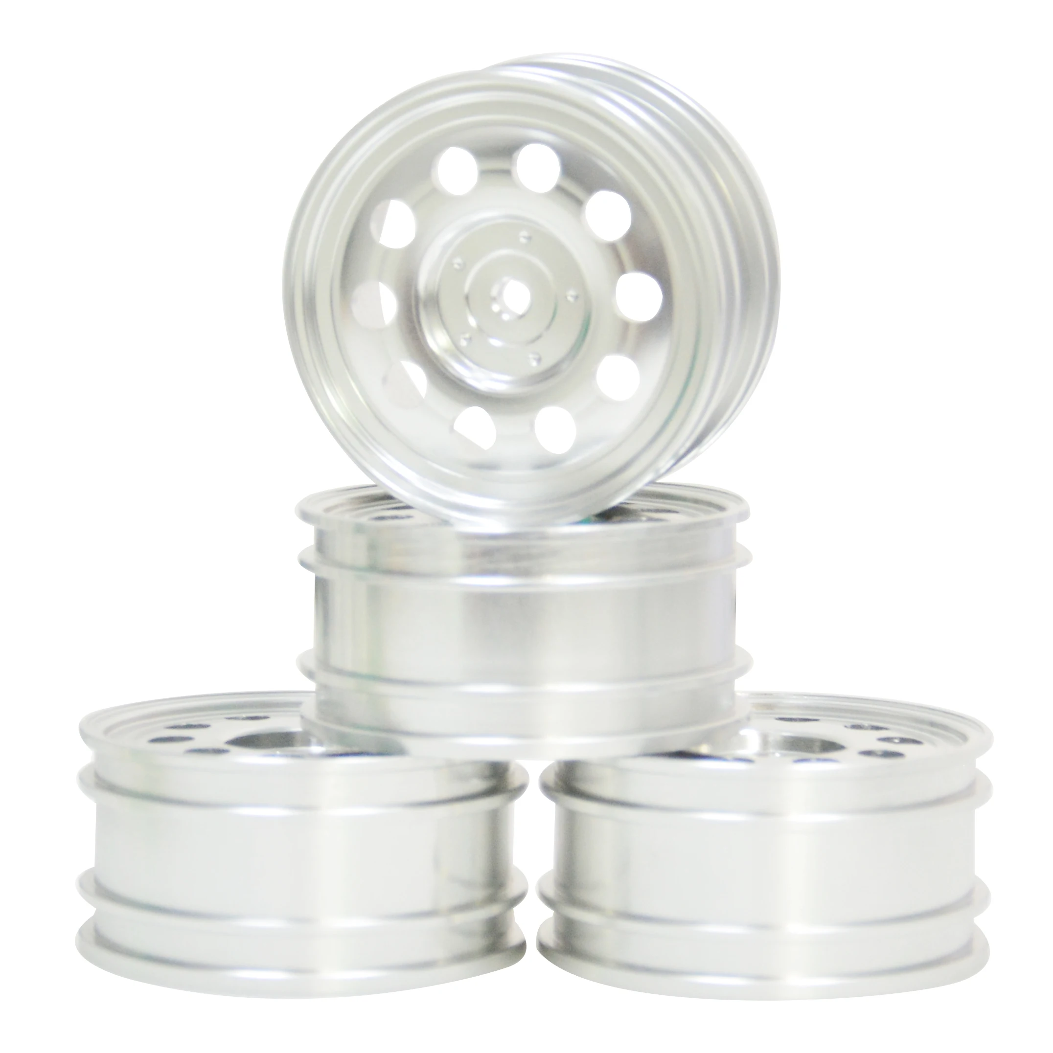 Aluminum 26mm Wheels for Tamiya BB-01/TA02/TA02S/TA02SW/XV01/TT-02 Type-S/TT-02 Type-SR, HSP, HPI and 1/10 RC On-Road Drift Raci