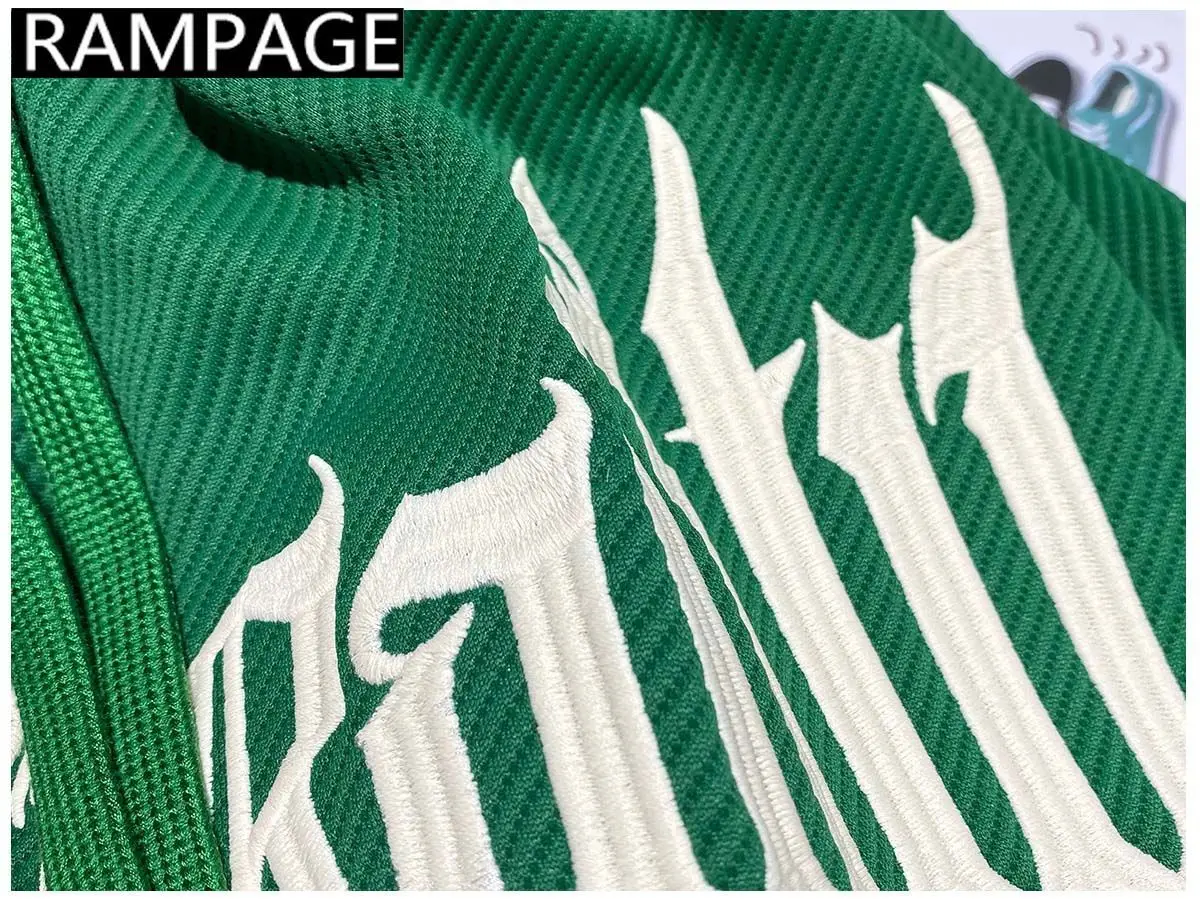 Sweatpants الأمريكية كرة السلة السراويل الصيف الرياضية رقيقة خمس نقاط السراويل الشارع الهيب هوب العصرية ماركة التطريز فضفاض السراويل #5