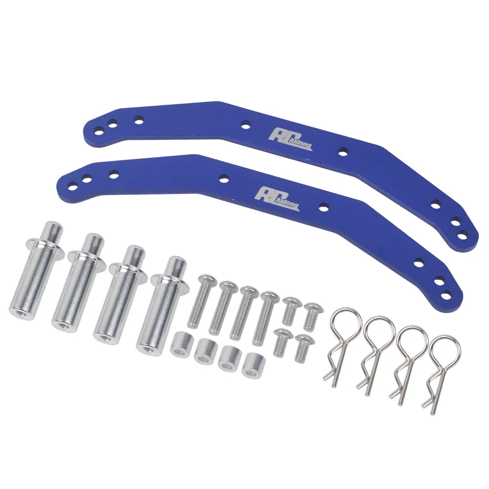 1set Aluminum Body Mounts Suitable for Traxxas Slash 4X4 Stampede 4X4 VXL Slash 4X4 Ultimate