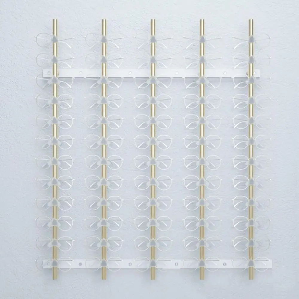

Eyewear Holder Organizer Storage, Aluminum Alloy Sunglasses Rack, Multiple Eyewear Display Rod Collection, Retail Store Metal Re