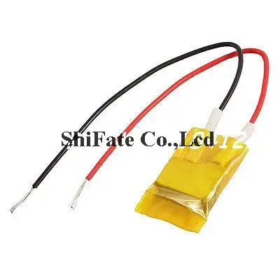 Mini Aluminum PTC Heater Low Power Thermostatic Heat 12 x 8 x 3mm 40 Celsius
