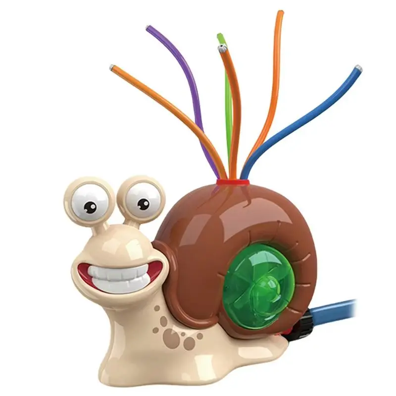 For Summer Backyard Garden Lawn Water Sprinkler With Cartoon Snail Design Sprays Water For Pool Party Fun
