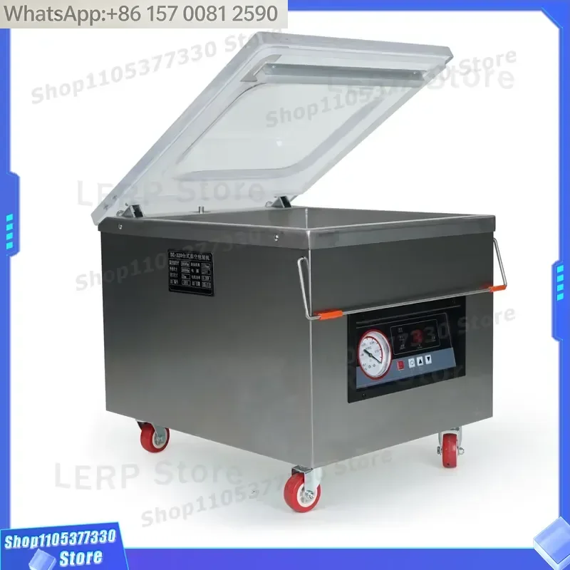 DZQ-320 Household Vacuum Sealing Packing Machine Pouch High Efficiency Easy Operate Automatic Grade Core Components Including