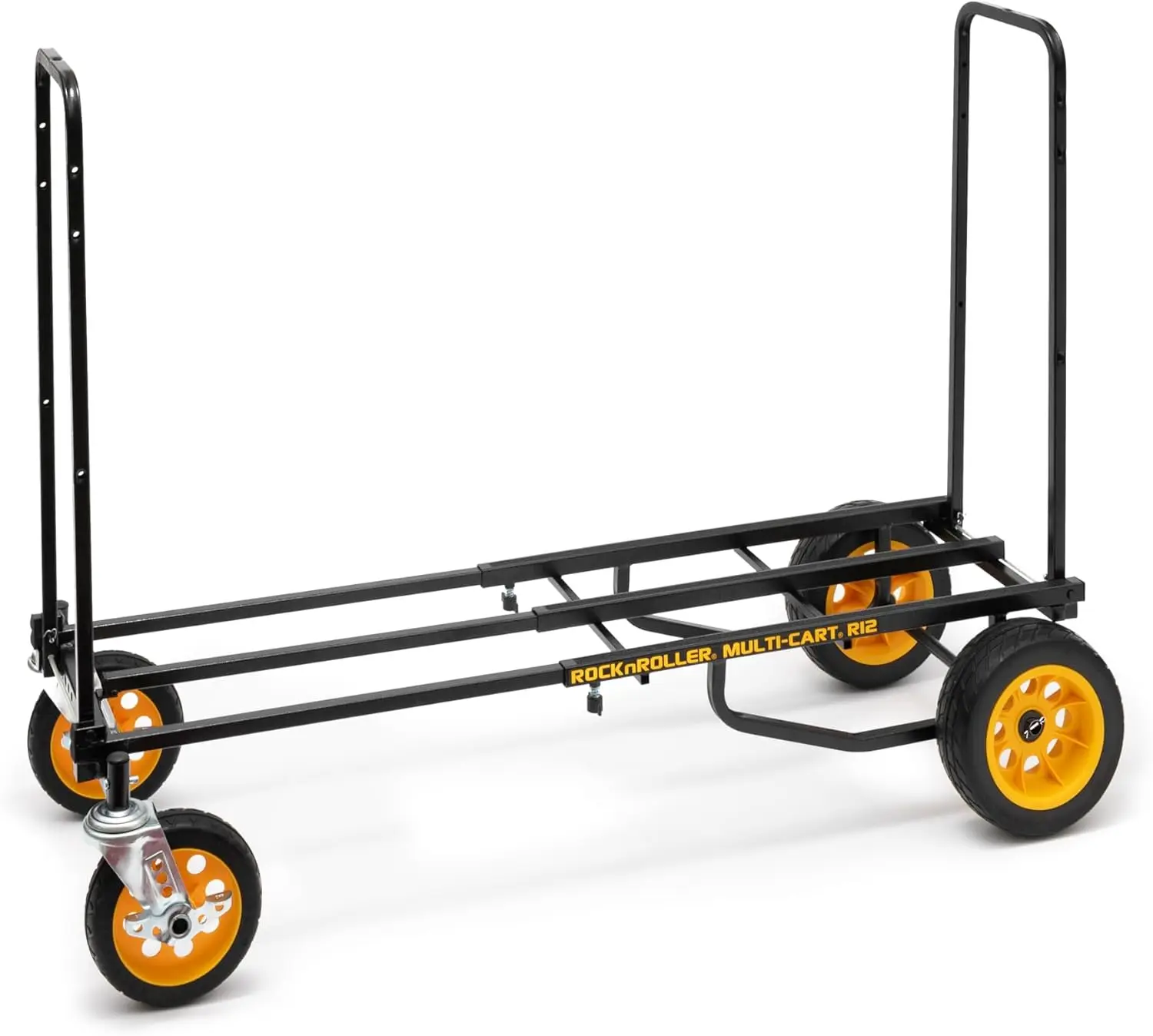 

Rock-N-Roller R12RT (All Terrain) 8-in-1 Folding Multi-Cart/Hand Truck/Dolly/Platform Cart/34" to 52" Telescoping Frame/500 lbs