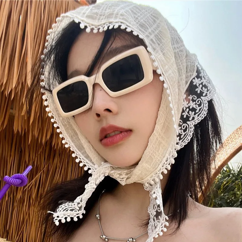 Hair scarf femme accessories for women girl bandana vintage popular bands scrunchie leading fashion kpop Gift new in tiaras 2024