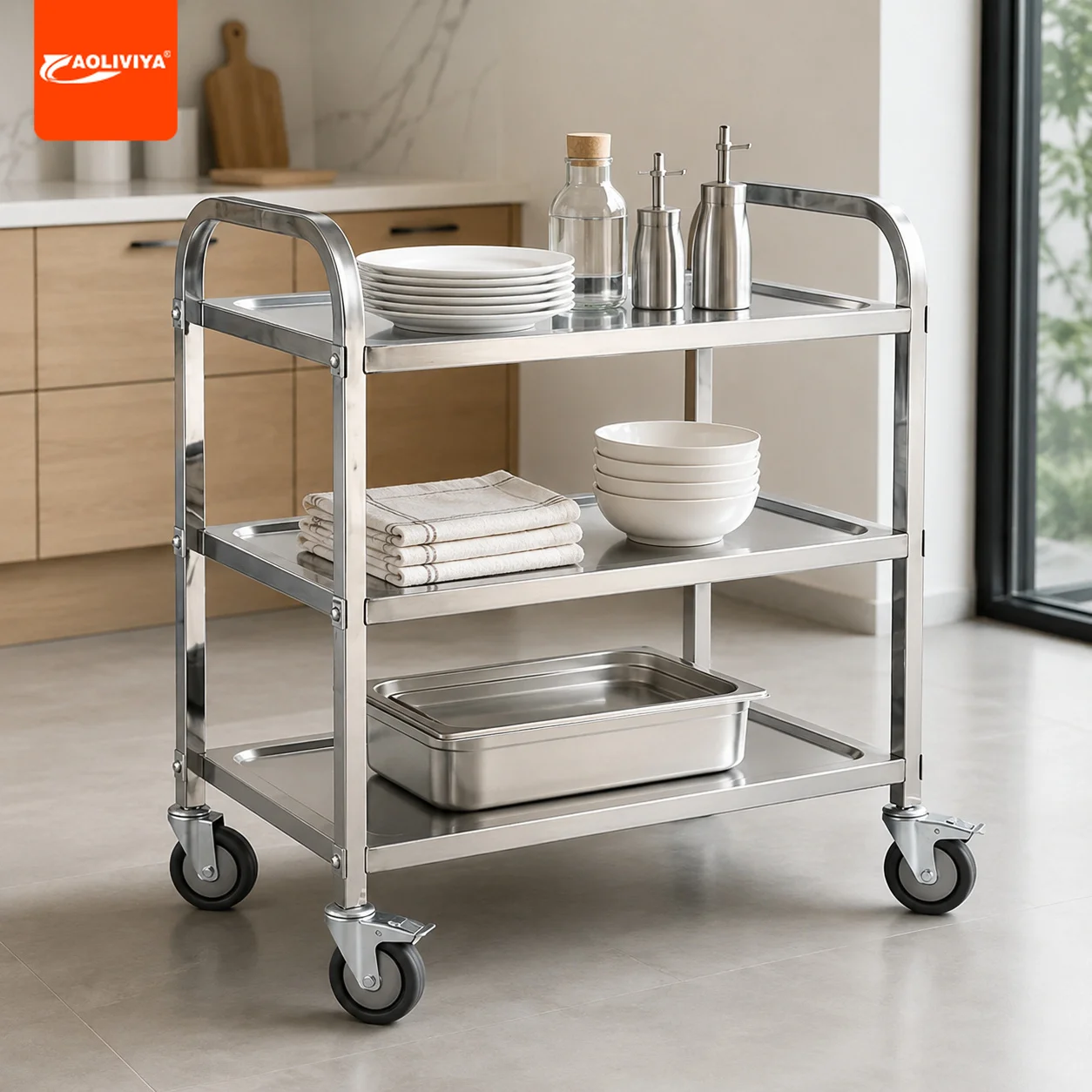 aoliviya-commercial-three-layer-serving-cart-thickened-stainless-steel-food-delivery-bowl-collection-for-restaurant-modern