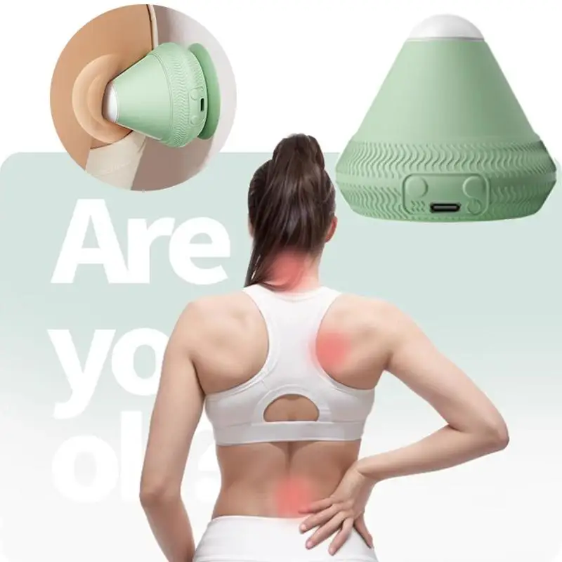 سيليكون مدلك الكرة USB قابلة للشحن تهتز تدليك الكرة اللياقة البدنية العضلات الخصر الظهر الاسترخاء مدلك لتخفيف الآلام #3