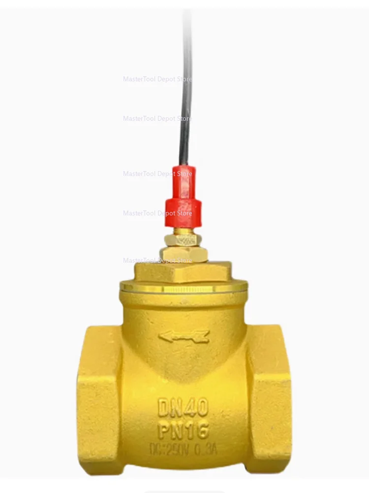 Air energy high flow all copper one-way valve baffle plate water flow induction signal flow switch