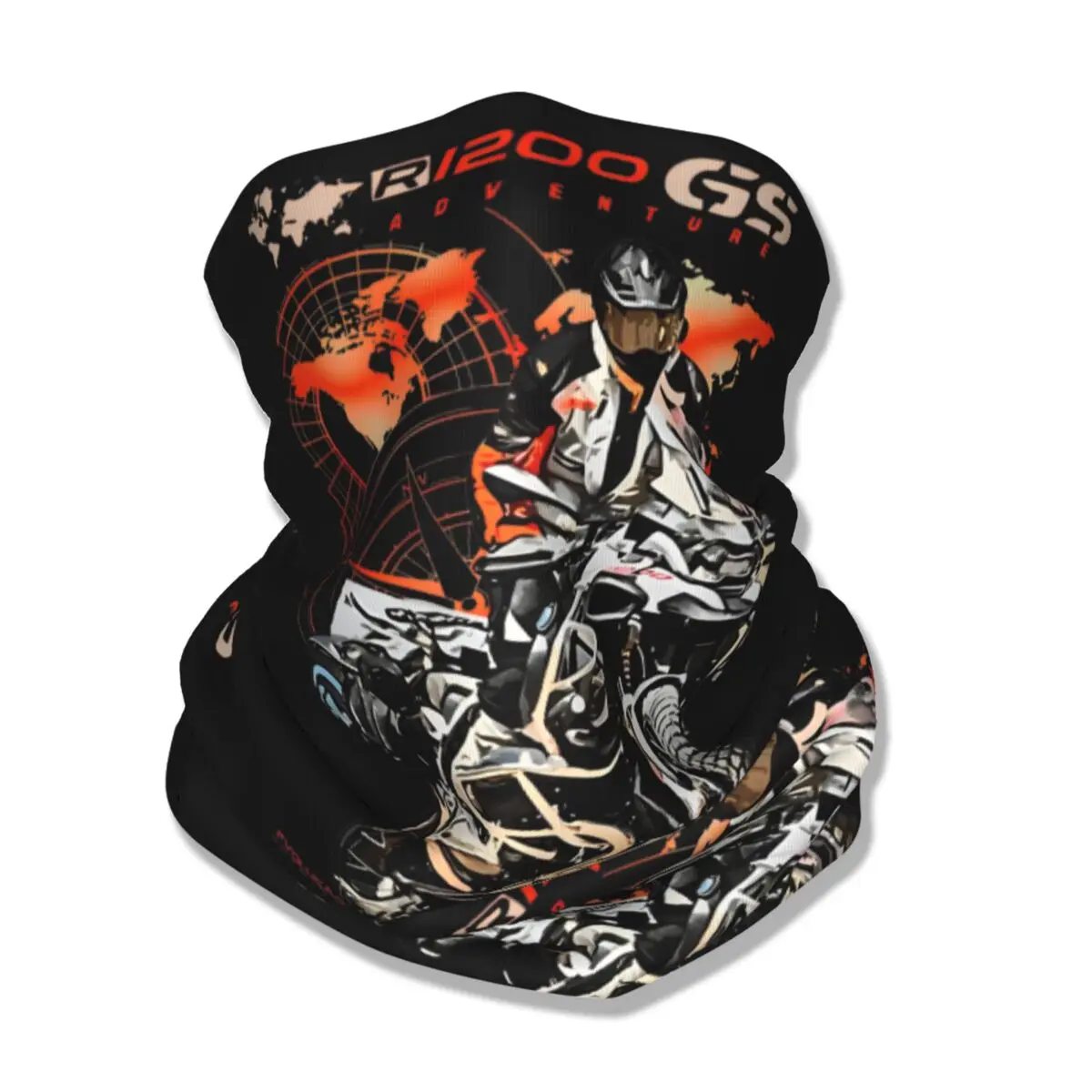 R1200 GS Rider Bandana Neck Gaiter Printed Motorcycle Racing Wrap Scarf Multifunctional Headband Cycling Unisex Adult Windproof