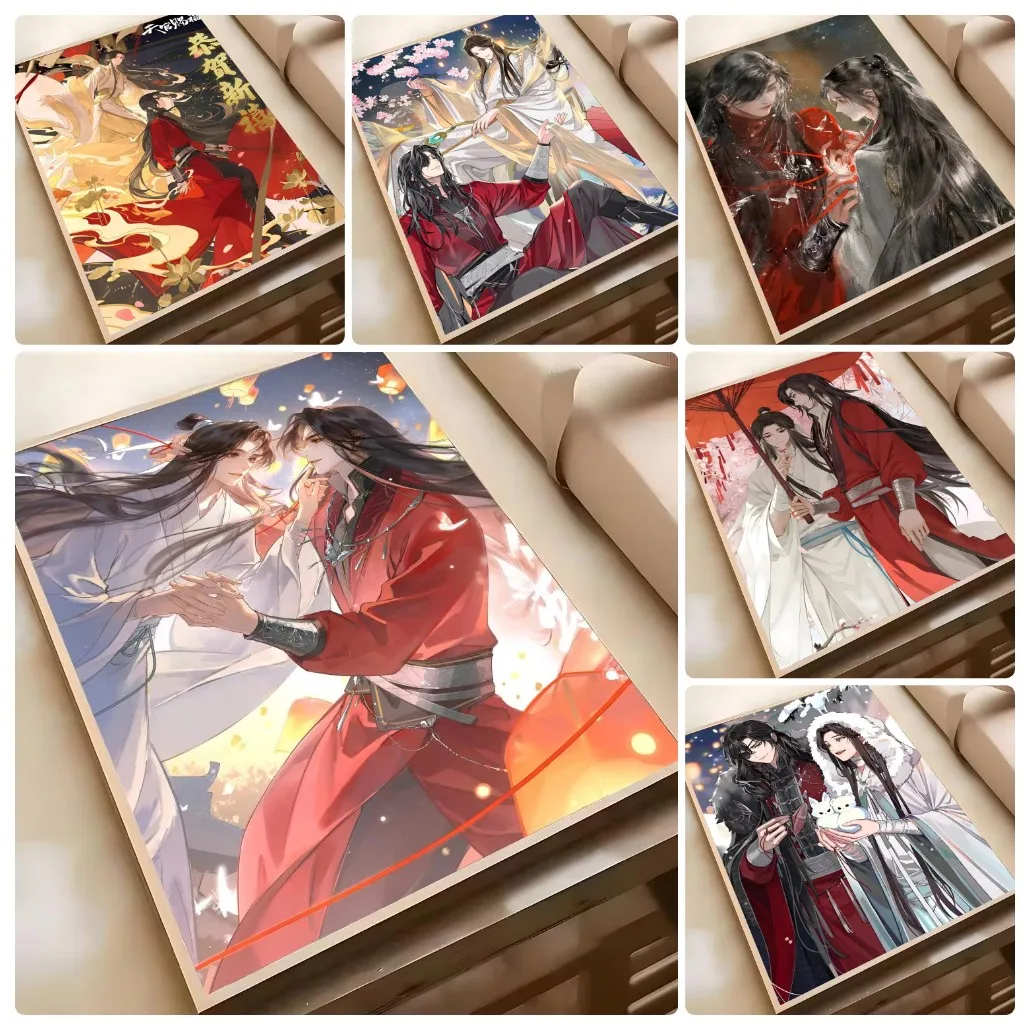 Jigsaw Puzzles Anime BL H-Heaven Official's Blessing DIY Challenging Family Activity Games for Gameroom Livingroom Decor