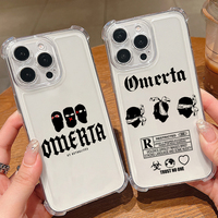 Fashion Omerta Maes 47 Phone Case for IPhone 16e 16 15 14 13 12 11 Mini Pro Max X XR XSMax 7 8 Plus Anti Fall Transparent Cover