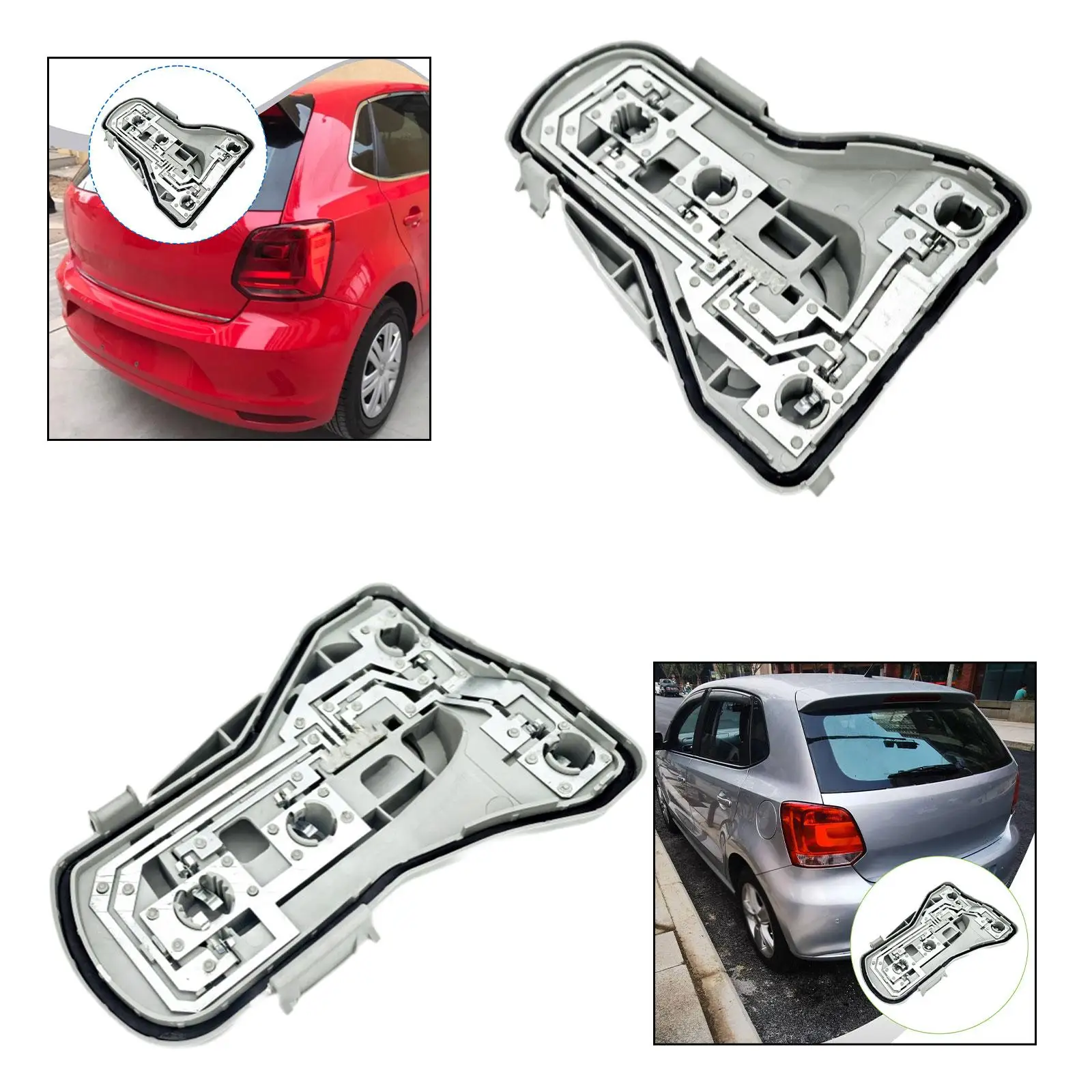 

Rear Tail Light Cluster Bracket Replacement Sturdy Taillight Circuit Board for Volkswagen with Halogen Lamps 2006–2010