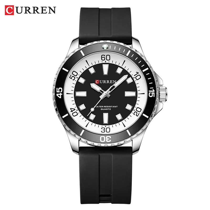 Men's Original Silicone Quartz Watch, Waterproof