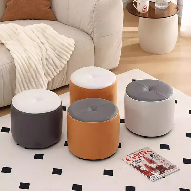 Under Desk Foot Stool Bedroom Nordic Makeup Hallway Stool Modern Outdoor Sillas Para Sala De Estar Living Room Furniture