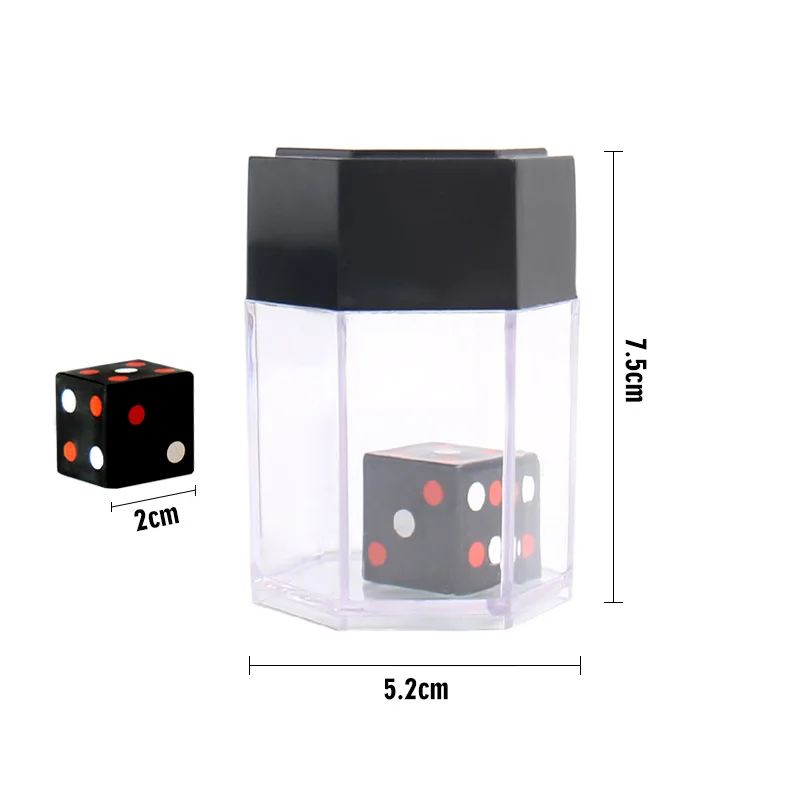 Big Explode Explosion Dice Magic Tricks Close Up Street Magic Joke Prank Toy Illusion Mentalismo Magician Children Kids Gift