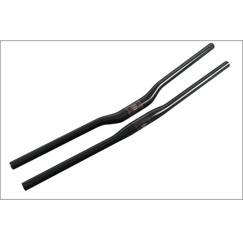 3K Full Carbon Fiber Bicycle Handlebar 31.8mm Ultra Light Flat/Riser Bar for MTB & Road Bike