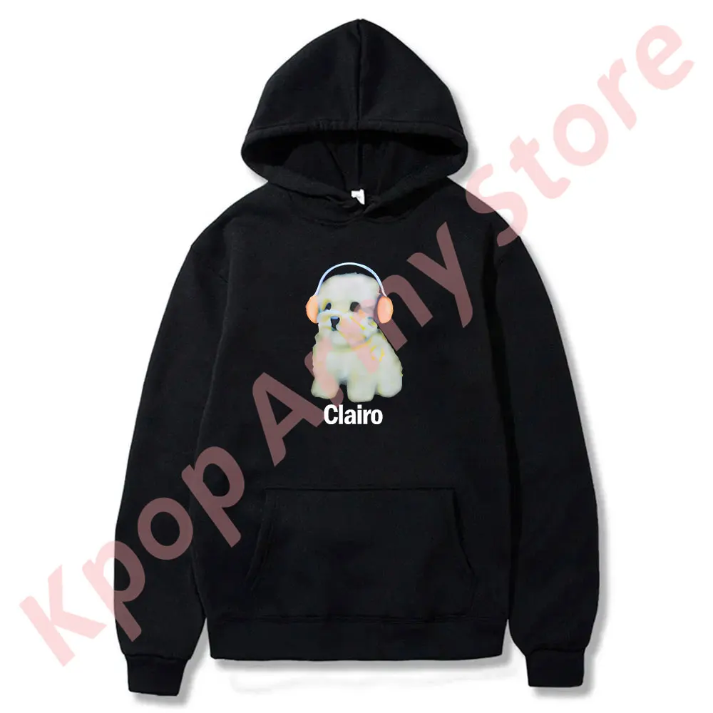 Clairo Dog Hoodies Tour New Logo Merch Sweatshirts Cosplay WOmen Men Fashion Casual Pullovers