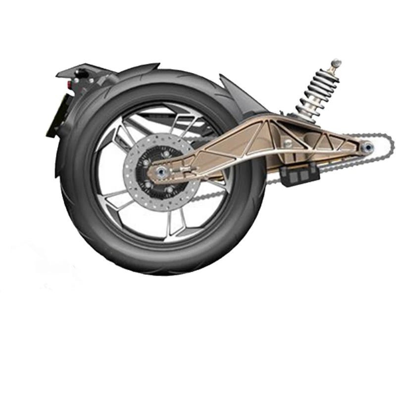 

Задняя плоская вилка мотоцикла, демпфирующая задняя шина, задняя цепь, тормозной диск, задняя брызговик для Kiden Kd150-q1/u1/z2