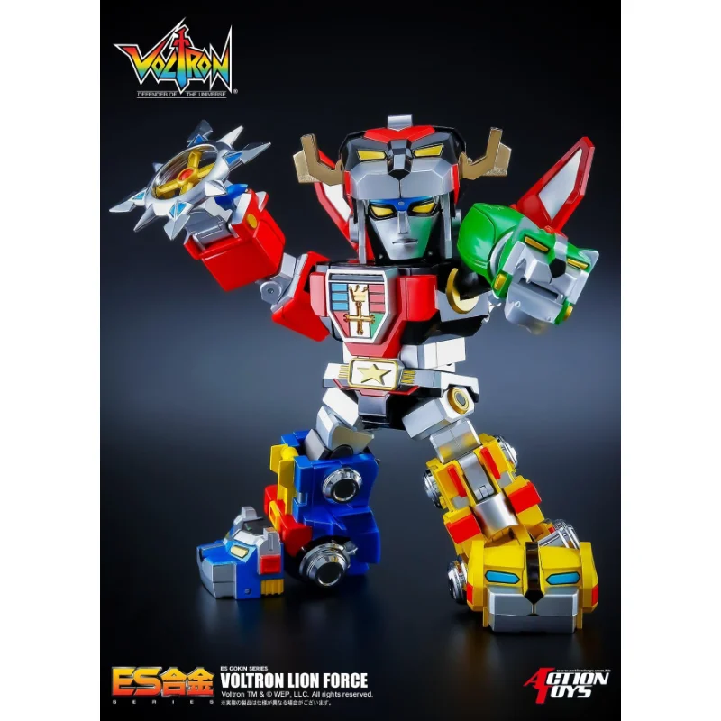 ACTION TOYS Voltron Infinity Gokin ES Alloy 5-in-1 Detachable Warrior Collectible Toy