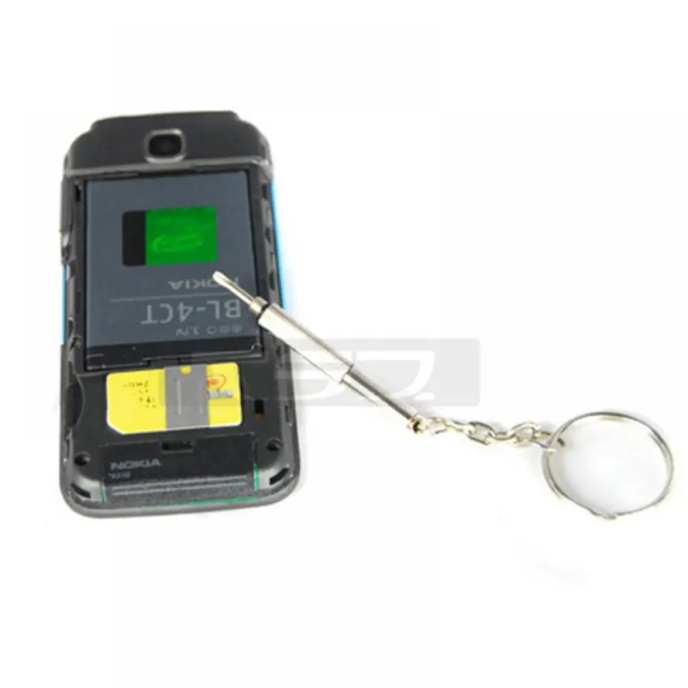Portable 3 In 1 Screwdriver Eyeglass Sunglass Watch Repair Screwdriver Set Keychain Stainless Steel Mini Screwdriver Hand Tools view 5