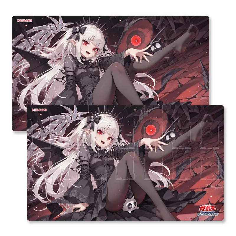 

Ю-Ги-О! Коврик для мыши и клавиатуры A Bao A Qu, The Lightless Shadow, DIY OCG, аниме-игра, коллекционные карточки, резиновый, 600*350*2 мм