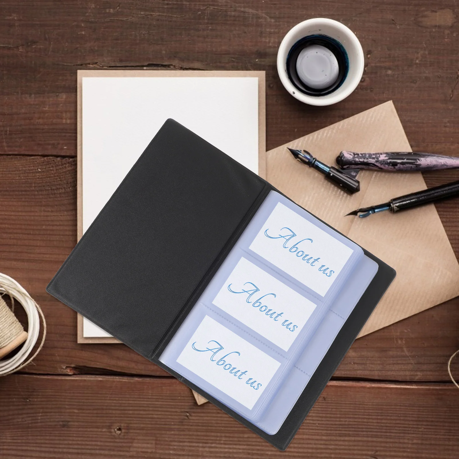 PVC Business ganizer Book Holder Wear Resistant Sports Card Album Binder Notebook Pocket Protector for Gaming Cards Collection