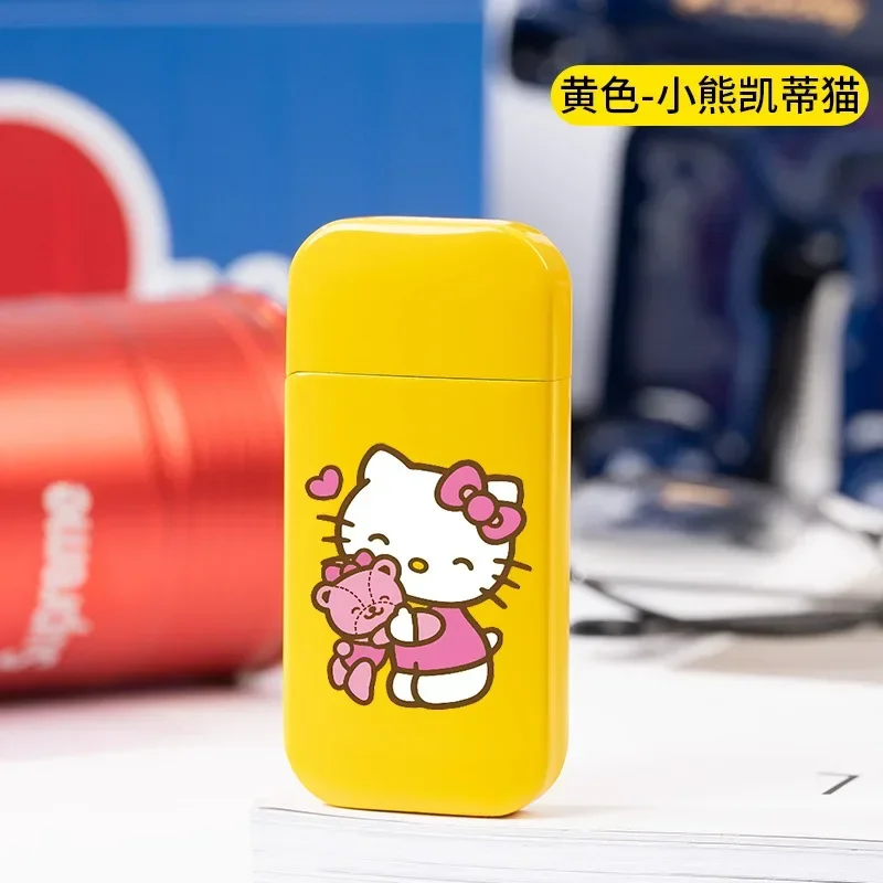 

Sanrio, Hello Kitty Зажигалка mymelody Kulomi Kawaii Симпатичные керосиновые зажигалки сетчатая красная ins высокая цена шлифовальный круг ветрозащитная зажигалка