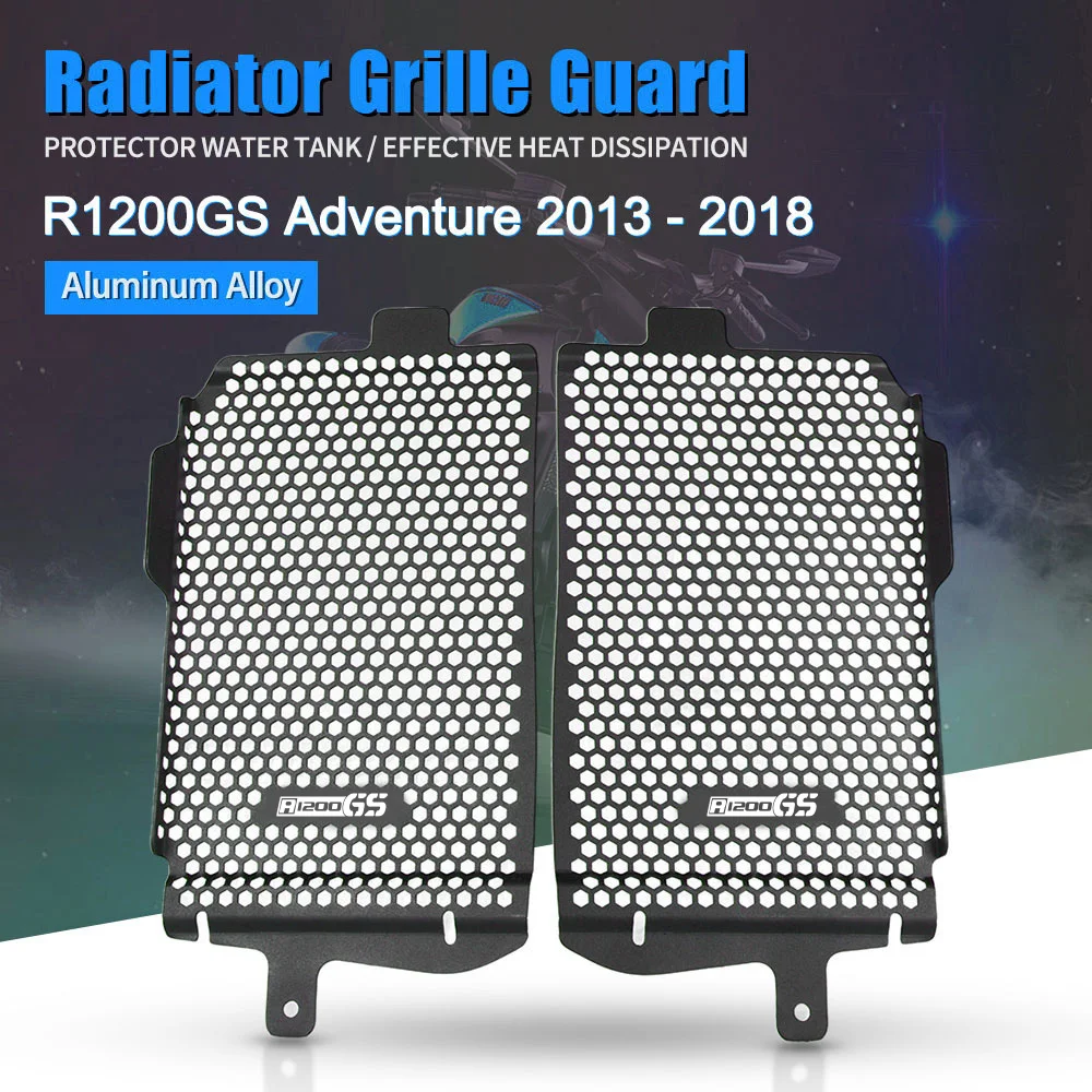 FOR BMW R 1200 GS R1200GS ADVENTURE R1200 GS ADV 2013-2018 2017 2016 Motorcycle Aluminum Radiator Grille Guard Cover Protection