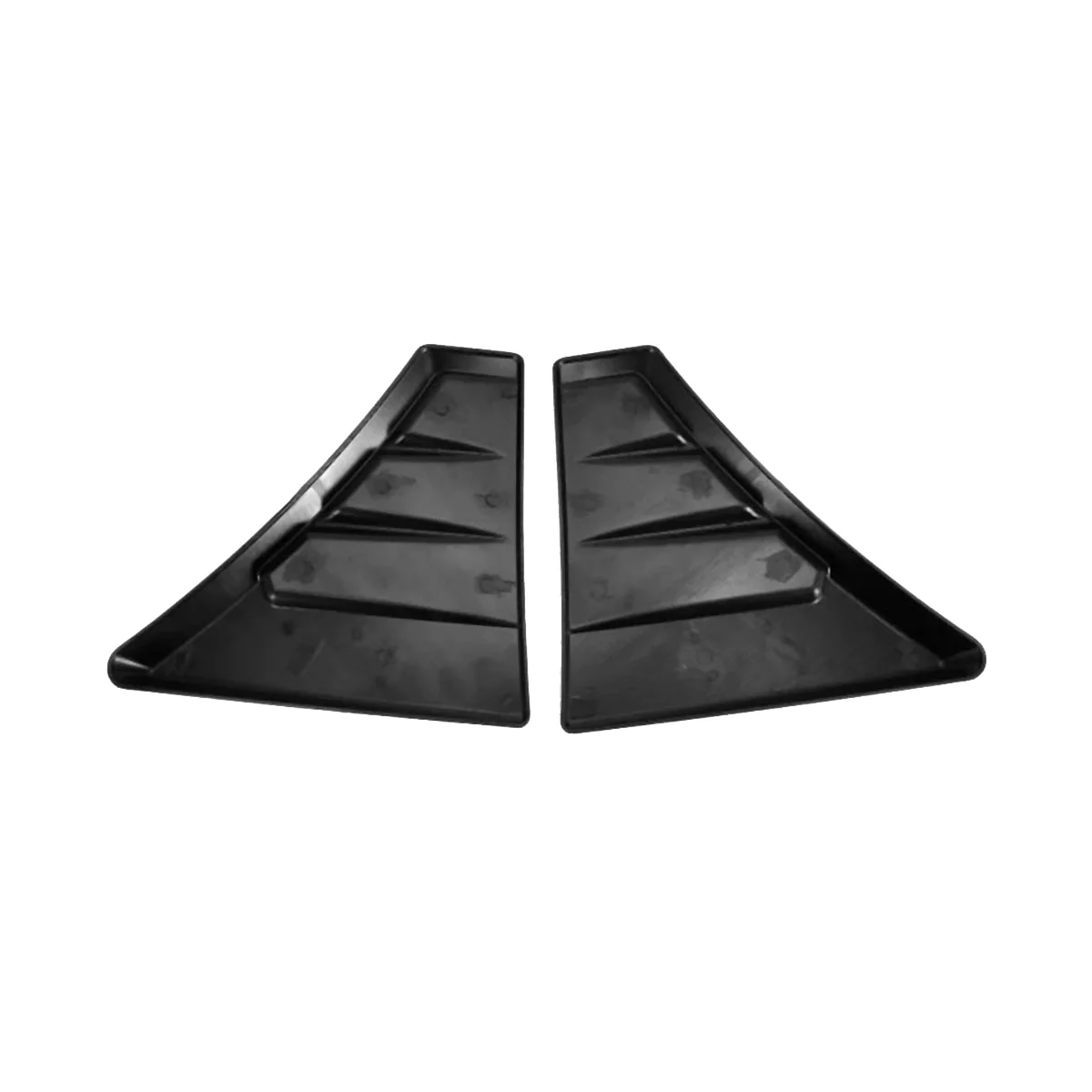 2Pcs ST Style Car Side Vent Cover Trim for Focus MK3 Front Spoiler Outflow Flow Wing Sticker