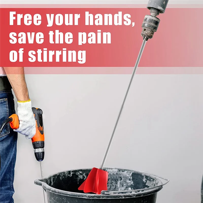 A14G-3Pcs مرفق مثقاب خلاط الطلاء، خلاط الطلاء للحفر، محرك الطلاء للحفر، خلاط الطلاء لمعظم التدريبات