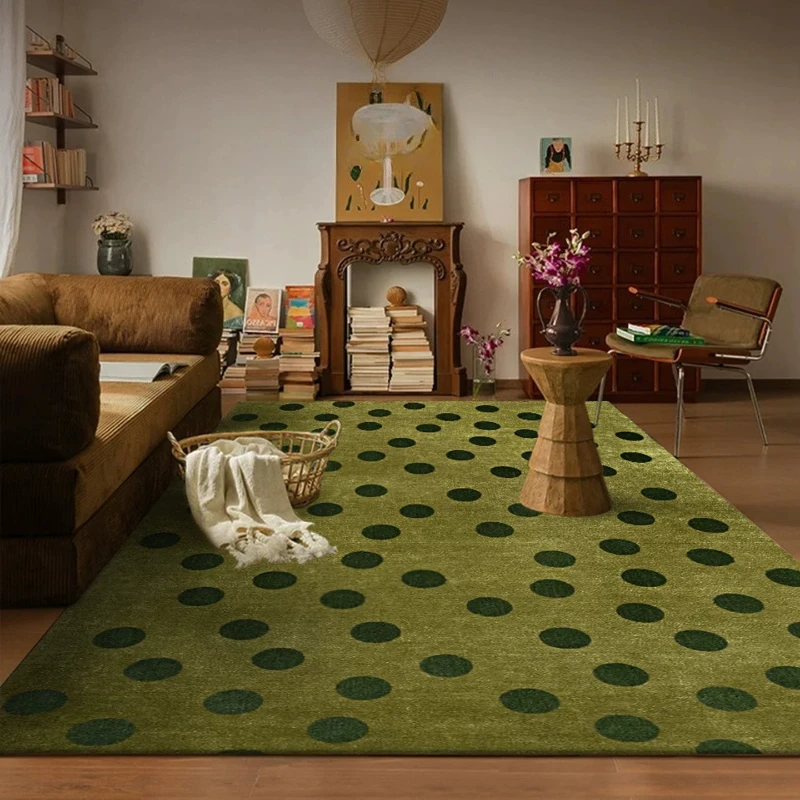 Large Area Living Room Decoration Soft Carpet Retro Style Rugs for Bedroom Washable Study Floor Mat Home Non-slip Waterproof Rug