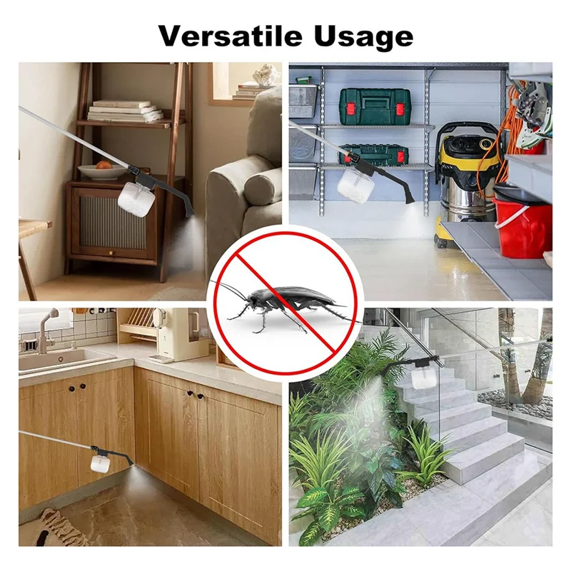FYBL-Garden Powder Applicator Dispenser, Diatomaceous Earth Duster, Adjustable Length Powder Sprayer, Indoor Outdoor