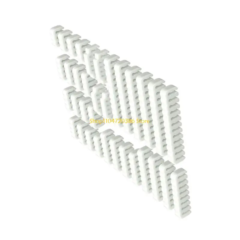 Complete Wire Organizing Combs Set for Customization PC Builds, 34Pieces in Assorted Size for Cable Management